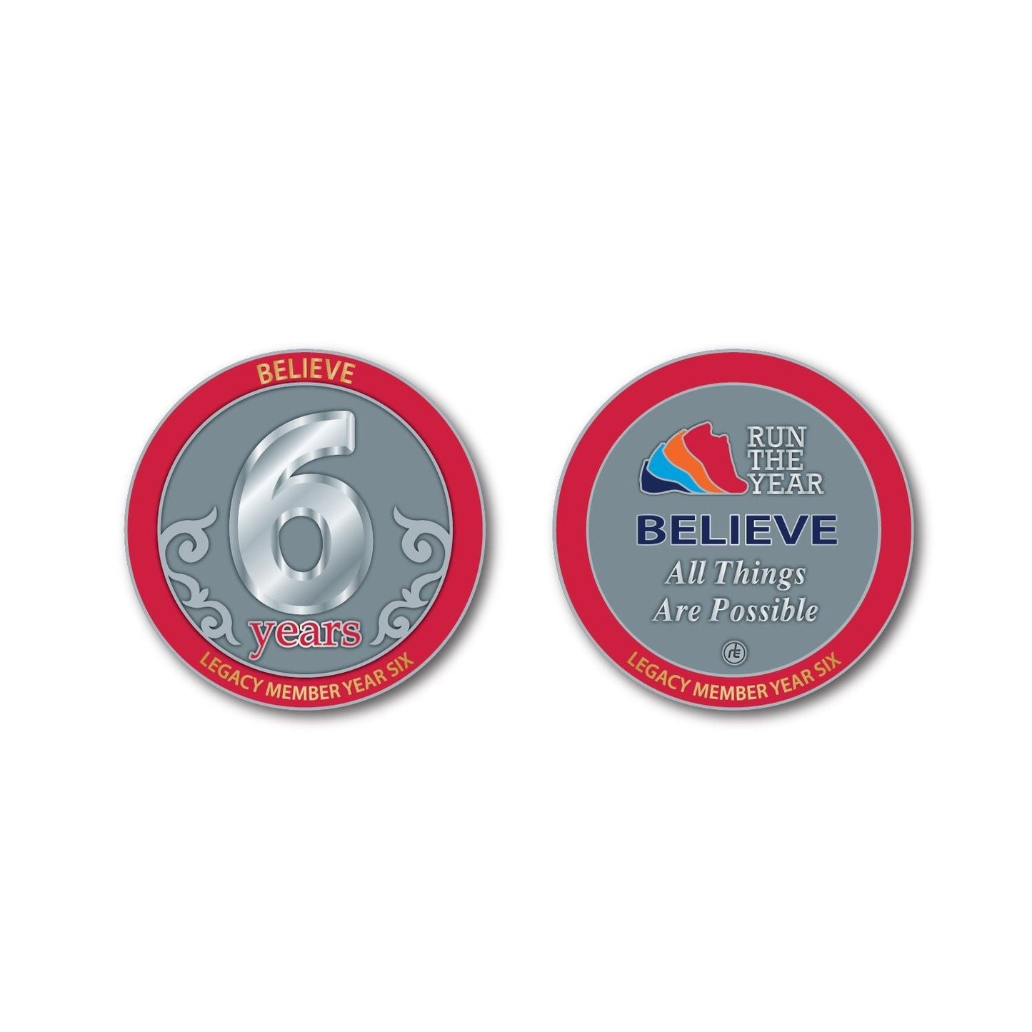 Legacy Coins Virtual Fitness Challenge Medals | Run The Edge