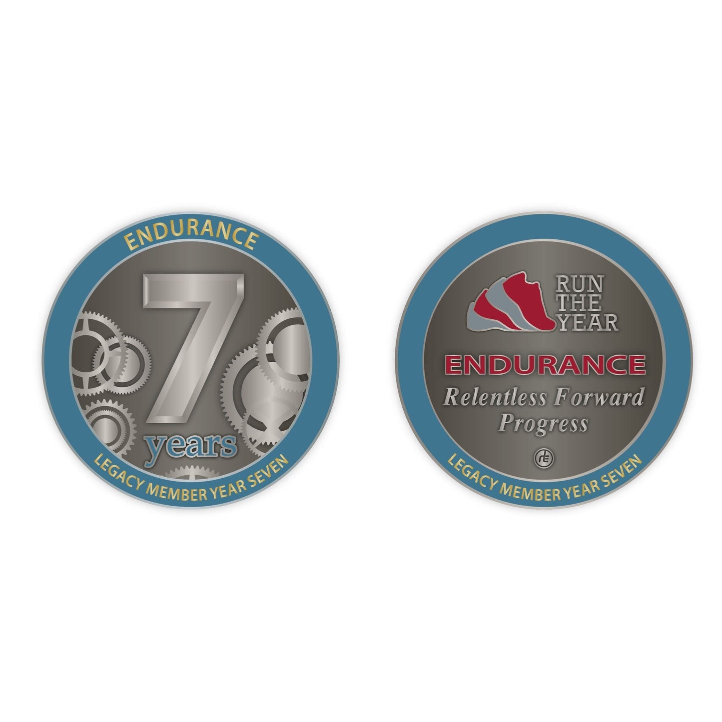 Legacy Coins Virtual Fitness Challenge Medals | Run The Edge