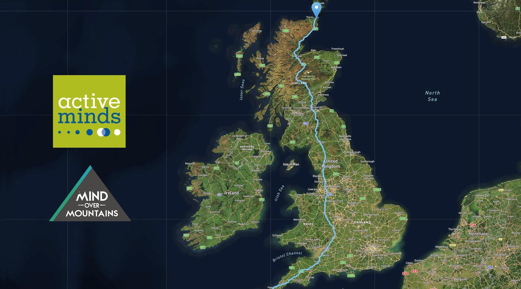 Why We Are Challenging You To Cover 853.5 Miles Across The UK - Virtual Fitness Challenge Blog | Run The Edge