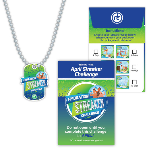 April Hydration Streaker Dog Tag 2025