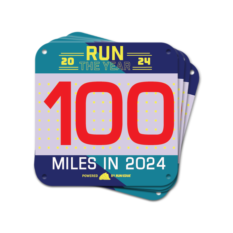 Milestone Bib Pack Run the Year 2024 Run The Edge®