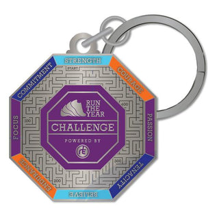 2022 Keychain Virtual Fitness Challenge Accessories | Run The Edge
