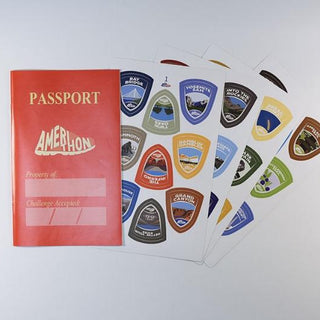 Amerithon Challenge Passport & Stickers Virtual Fitness Challenge Accessories | Run The Edge
