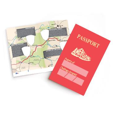 Amerithon Challenge Passport & Stickers Virtual Fitness Challenge Accessories | Run The Edge