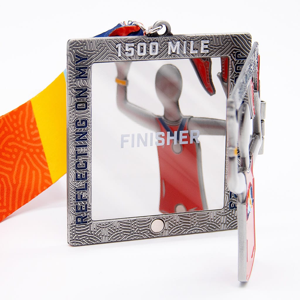 Run The Year 2023 Virtual Fitness Challenge 1500 Medal | Run The Edge