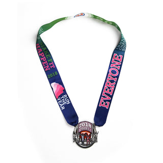 Run The Year 2018 Medal Virtual Fitness Challenge Medals | Run The Edge