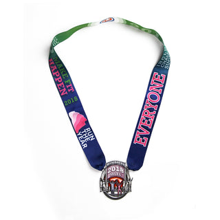 Run The Year 2018 Medal Virtual Fitness Challenge Medals | Run The Edge