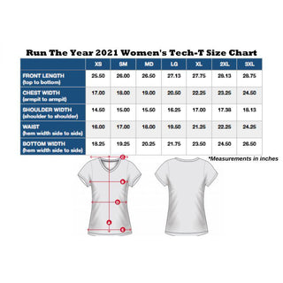 Run The Year 2021 Short Sleeve Tech-T Virtual Fitness Challenge Shirts | Run The Edge