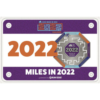 Run The Year 2022 Bib Pack Virtual Fitness Challenge Accessories | Run The Edge